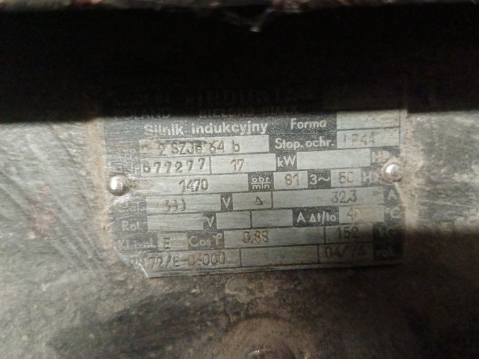 Silniki 17 kw 3 sztuki