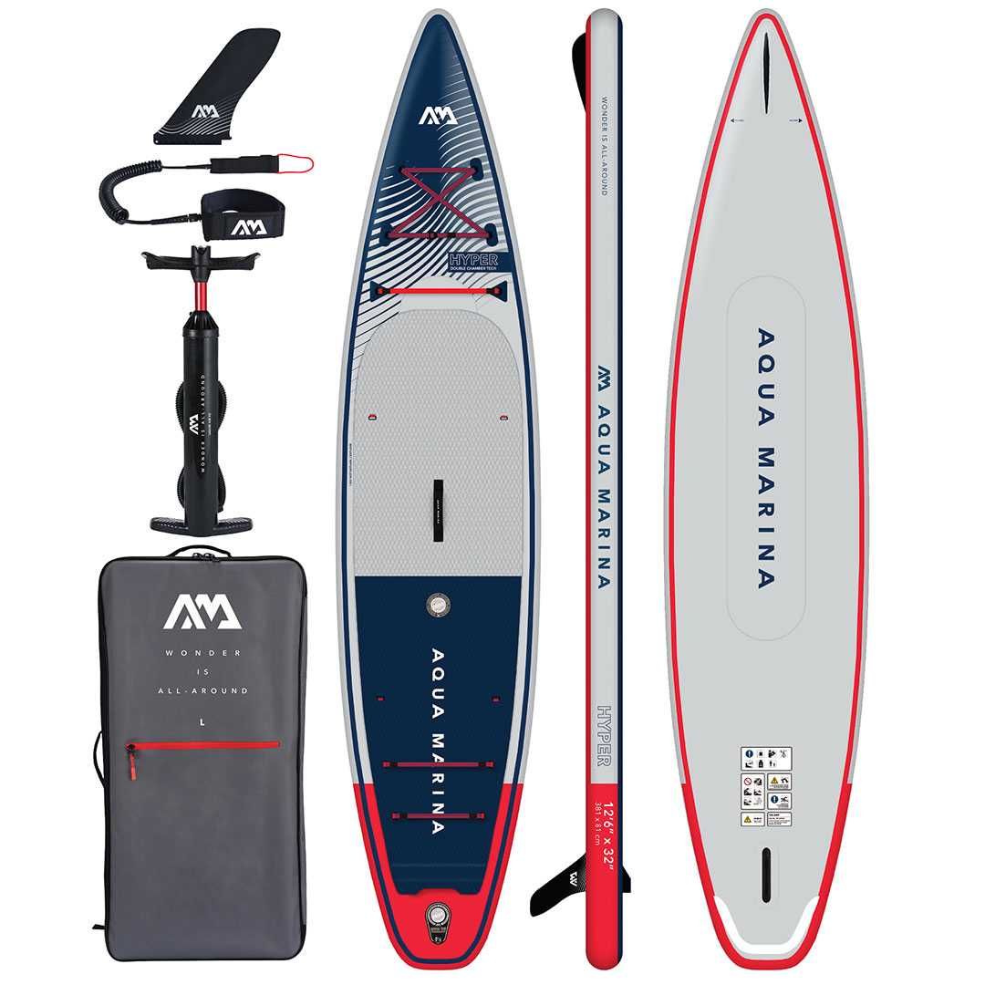 Deska touring SUP Aqua Marina HYPER  NAVY 12'6" Raty 0%!