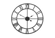 HAITANG Duży Zegar Ścienny Vintage  Metal 60 cm