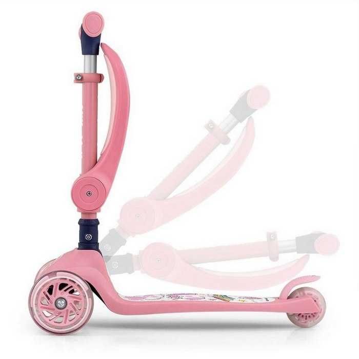 Hulajnoga trójkołowa Fuzzy Pink Milly Mally