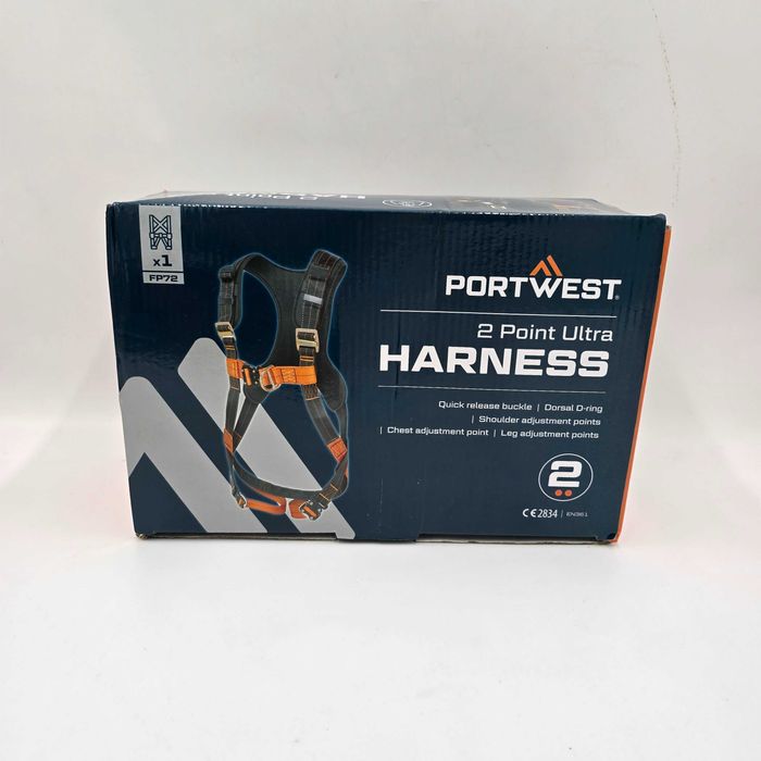 Dwupunktowe Szelki Uprząż Portwest Ultra FP72 Rozmiar S-M-L - Okazja!