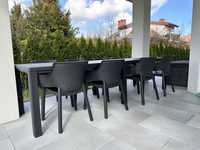 Stół z 10krzesłami komplet ogrodowy