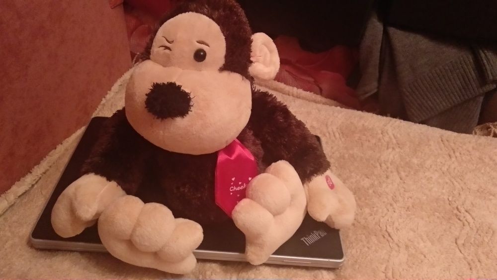 игрушка обезьяна озвучена поет на немейком озорная на батарейках