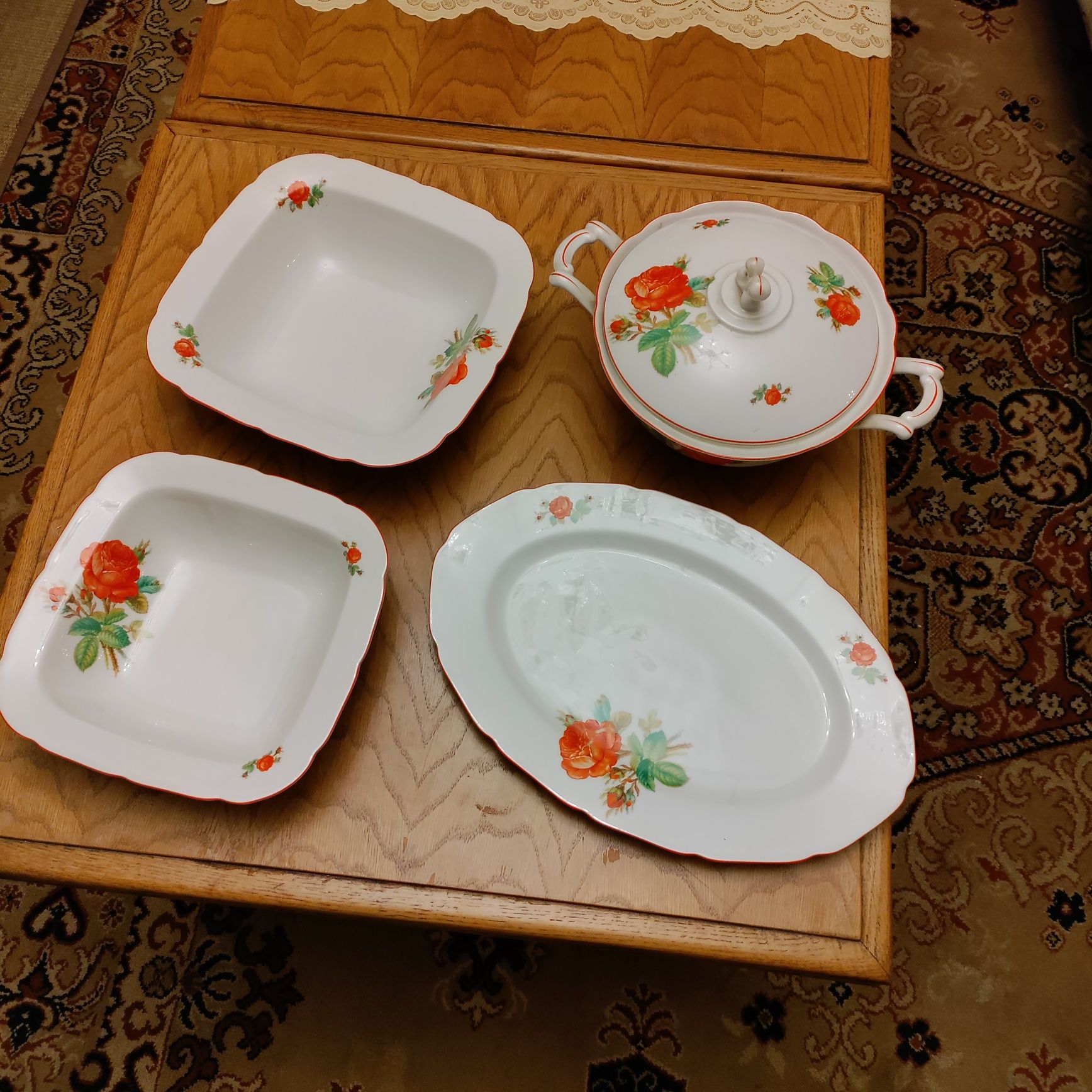 Porcelana 4 elementy Tielsch Altwasser