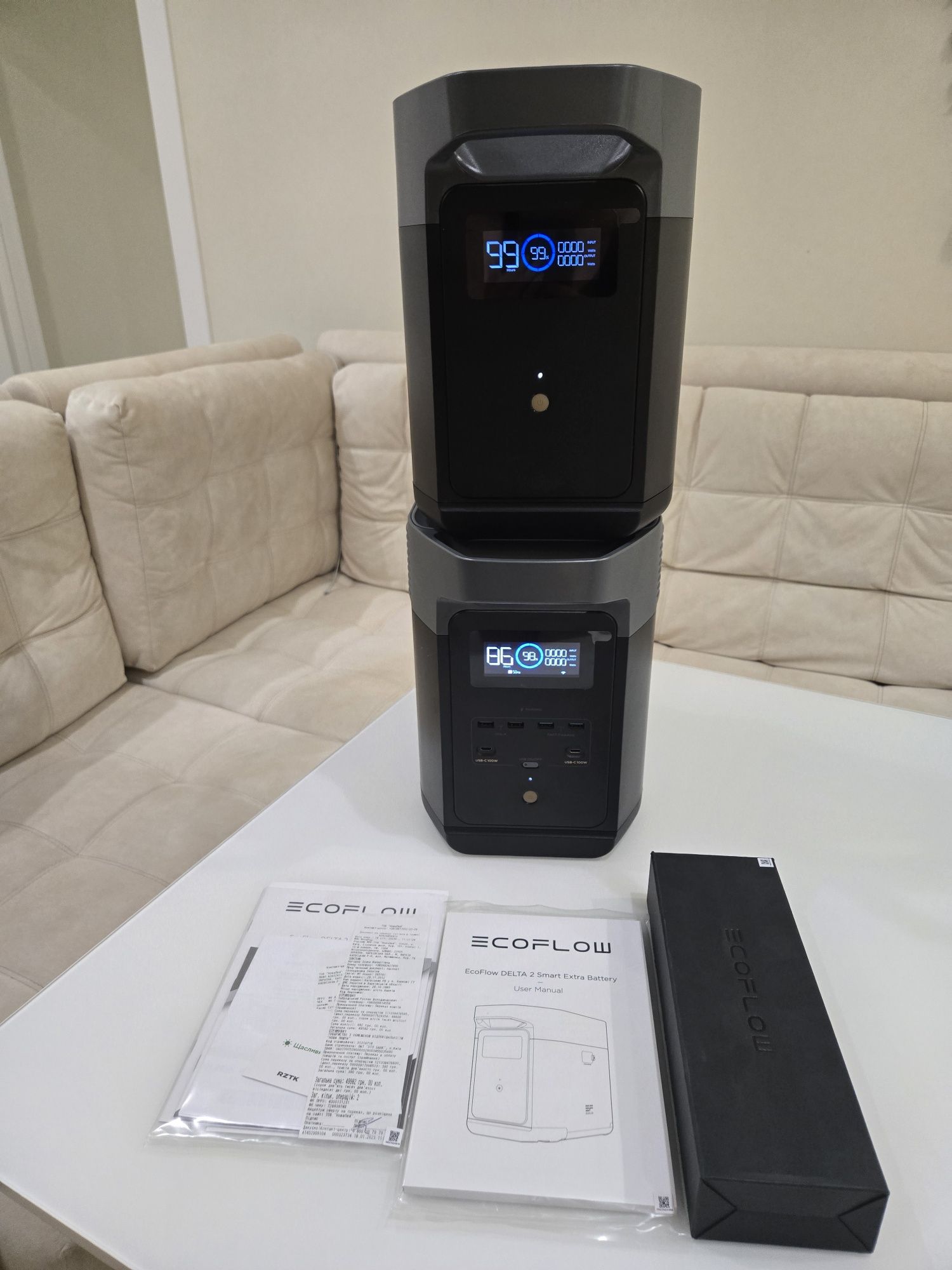 Ecoflow delta 2 с додатковим акумулятором
