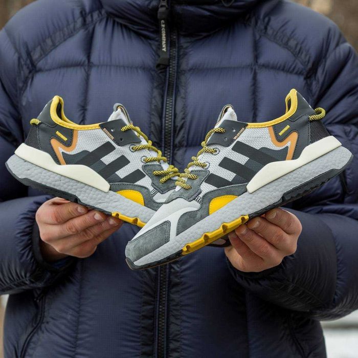 Мужские кроссовки Adidas Nite Jogger Boost Core адидас найт джоггер