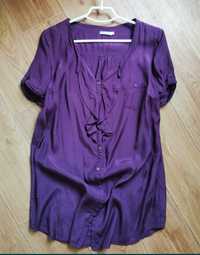 Блуза туніка 50 розмір фіолетового кольору