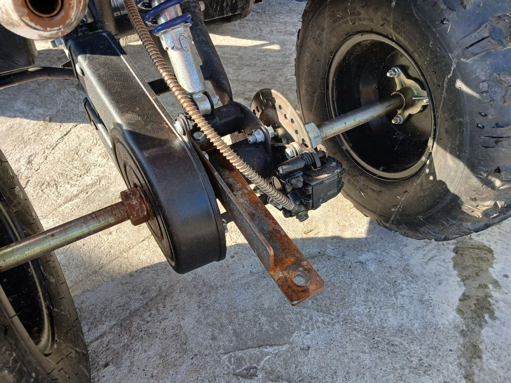 Quad spalinowy 3+1 4T HAK przyczepka zestaw  wsteczny bieg