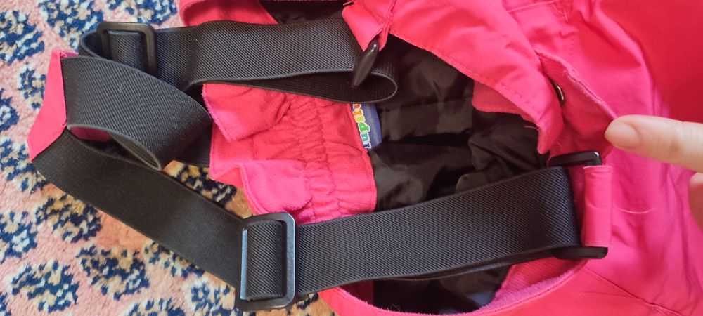 Spodnie ocieplane na zimę na śnieg i wiatr ciepłe dla dzieci