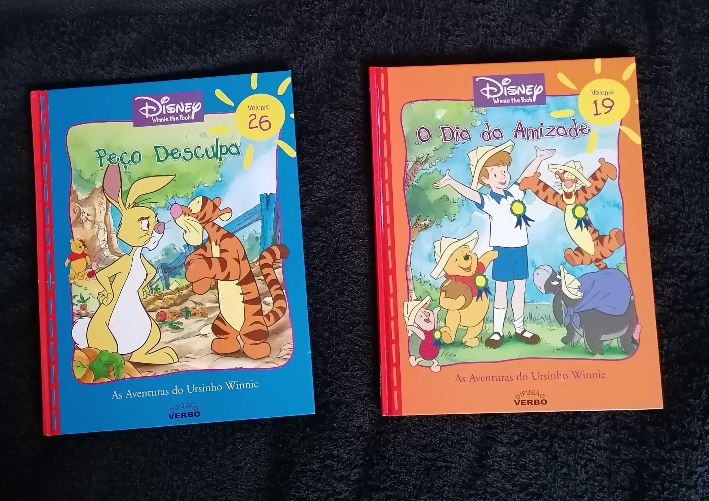 2 livros As aventuras do ursinho winnie Disney 5 € ou 3€ cada.