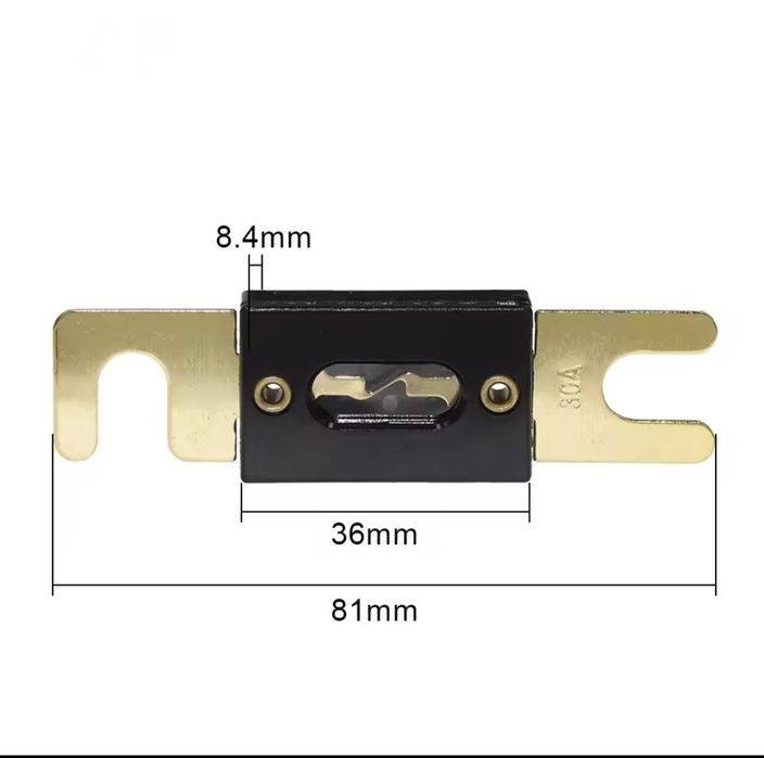 Запобіжник плавкий ANL DC 32-60v
