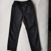 Spodnie jeansy czarne wizytowe 122