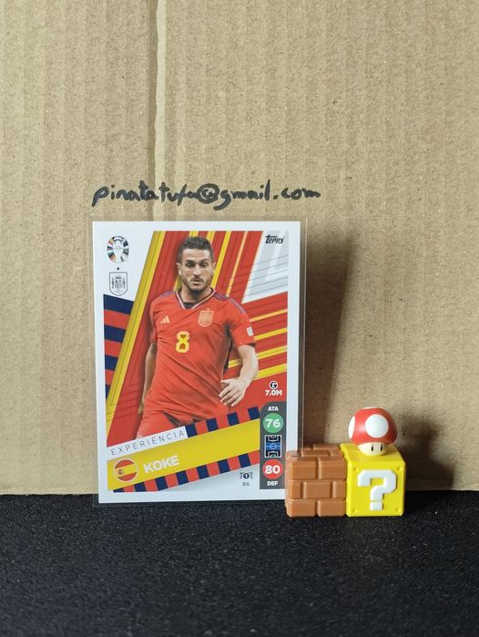 Carta Topps Koke – Euro 2024 (Seleção de Espanha)