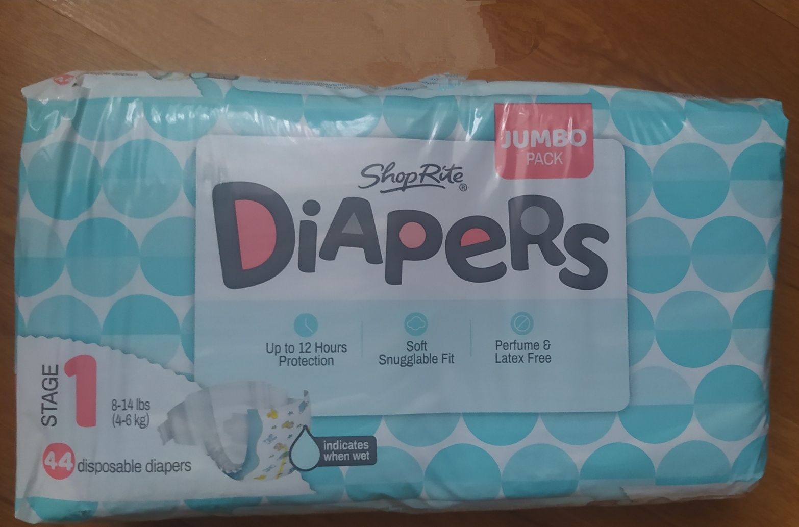 Памперси ShopRite Diapers  розмір 1 (2-5 кг) 44 шт-280 грн.