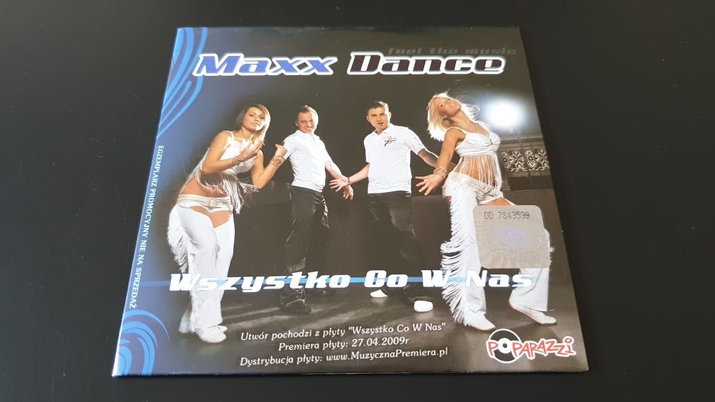 Maxx Dance - Wszystko co w Nas - Promo CDM - Mint - Disco Polo