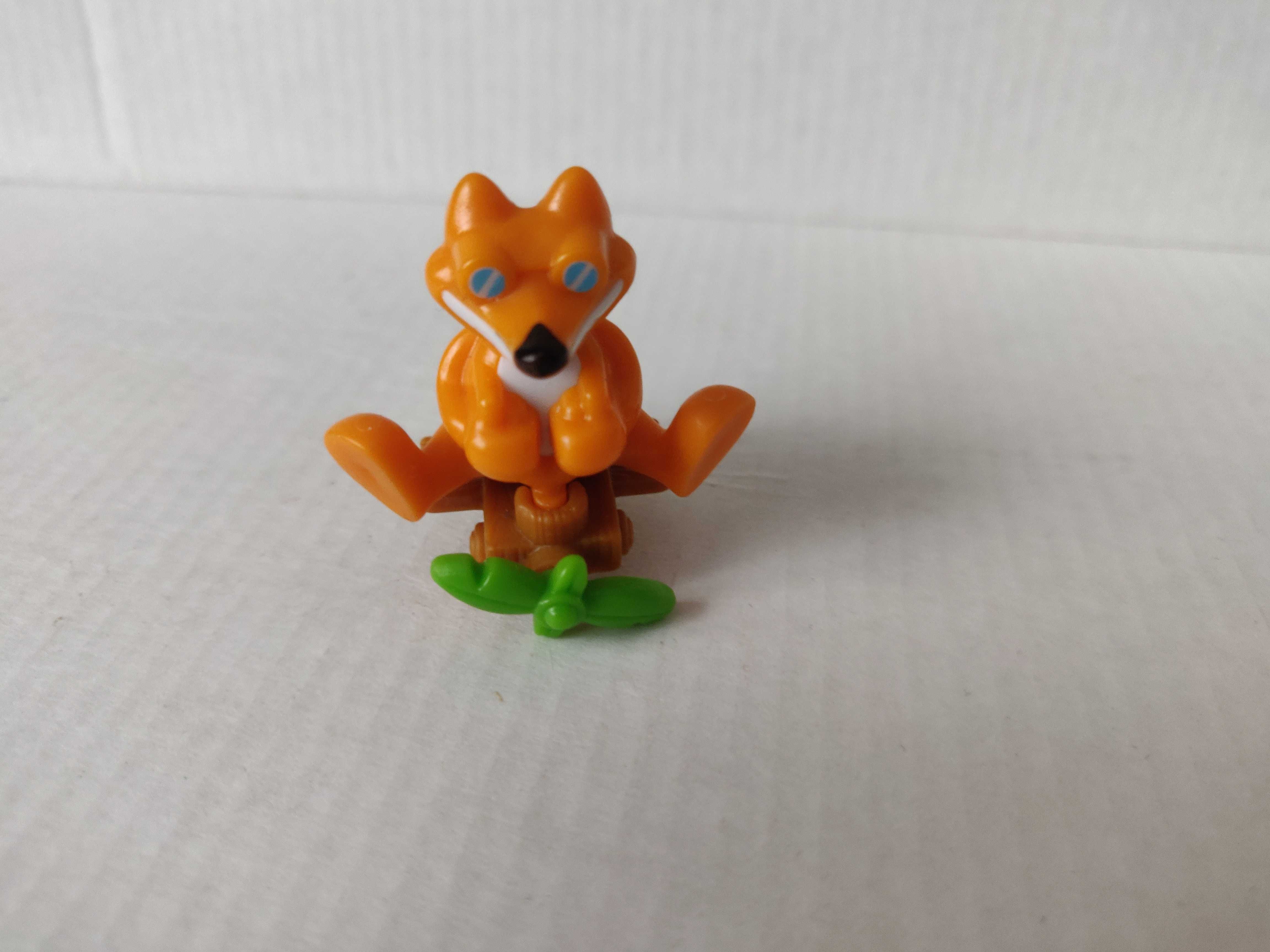 Kinder surprise животные Applaydu Лис на летательном аппарате.
