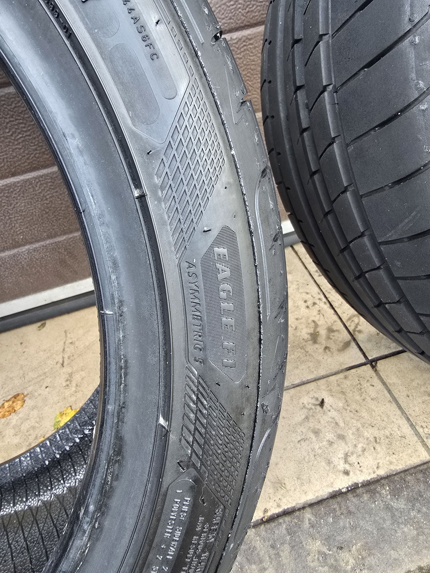 2szt jak NOWE, Goodyear Eagle F1 Asymmetric 3, 245/40R17 7.8mm