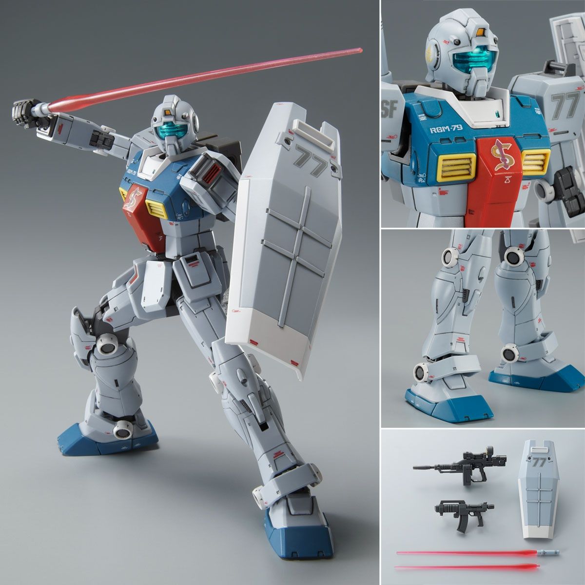 HG RGM-79 GM [SLEGGAR] Sleggar Law's Mobile Suit P-Bandai