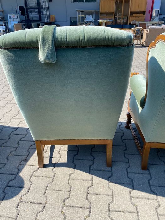 Klasyczny wypoczynek Sofa + 2x fotel + pufa DOWÓZ DO DOMU