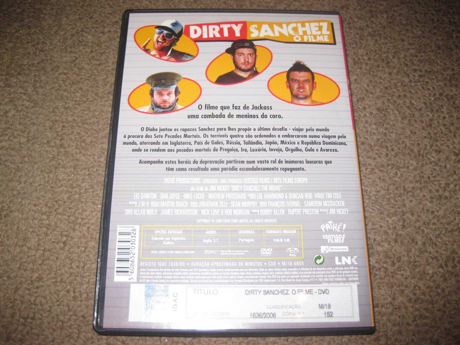 DVD "Dirty Sanchez: O Filme" Raro!