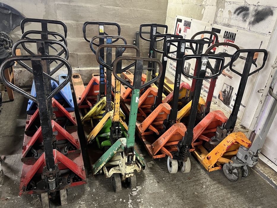 Paleciak ręczny wózek paletowy używany 115cm