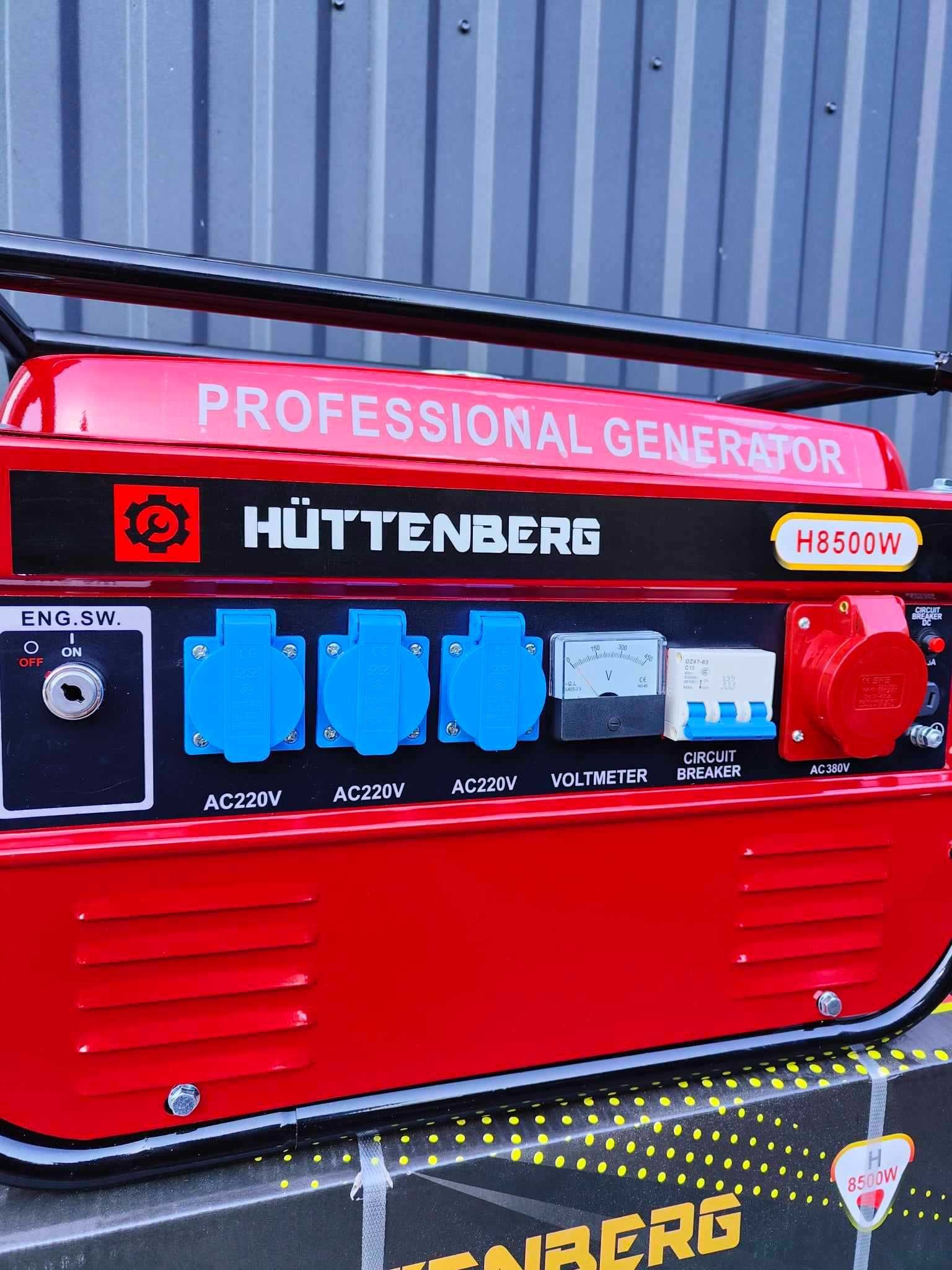 Agregat prądotwórczy przenośny trójfazowy Huttenberg 2500 W benzyna