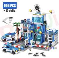 Конструктор Lego на 666 деталей полиция