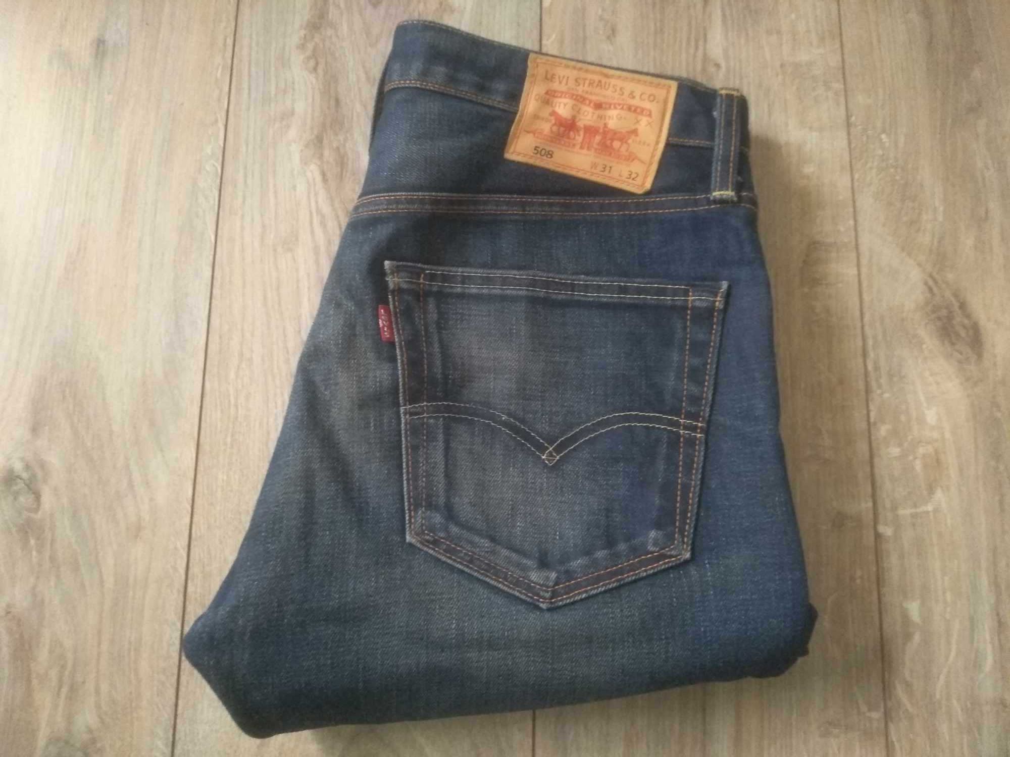 Levis 508 W31L32 Made in Poland jak nowe jeansy świetny wygląd