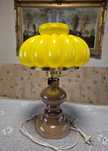 Orginalna lampa porcelanowa  Art Deco Polskiej produkcji z 1978r