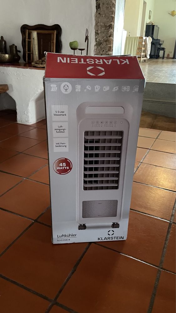 Klarstein ventilador de agua fria