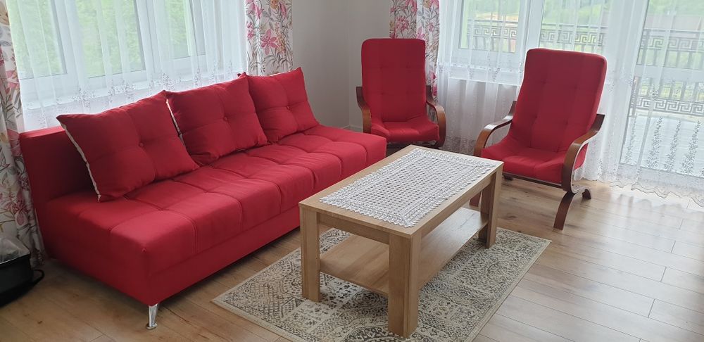 Sofa z 2 fotelami