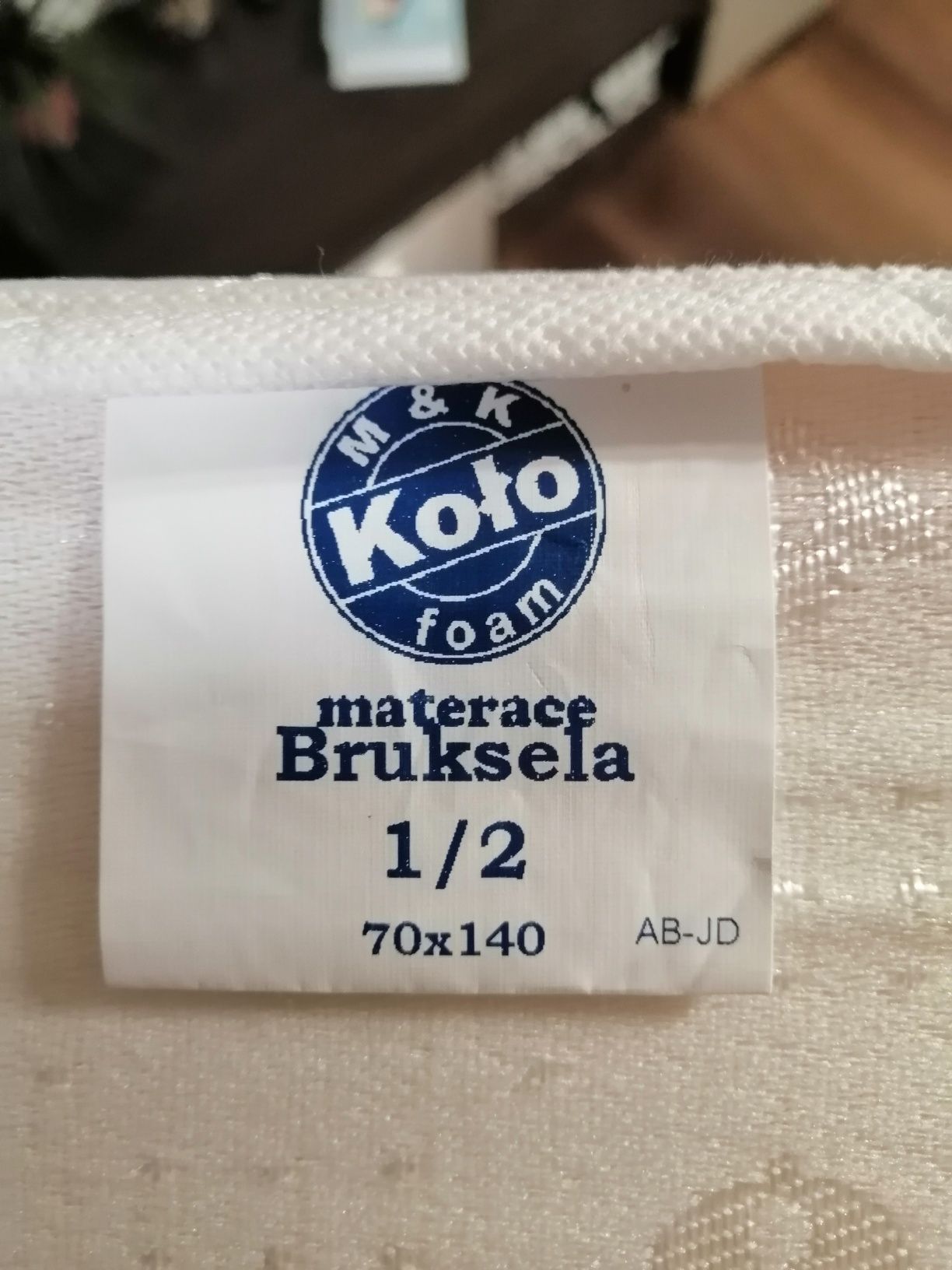 Jak nowy! Materac dziecięcy M&K Foam Bruksela 70x140