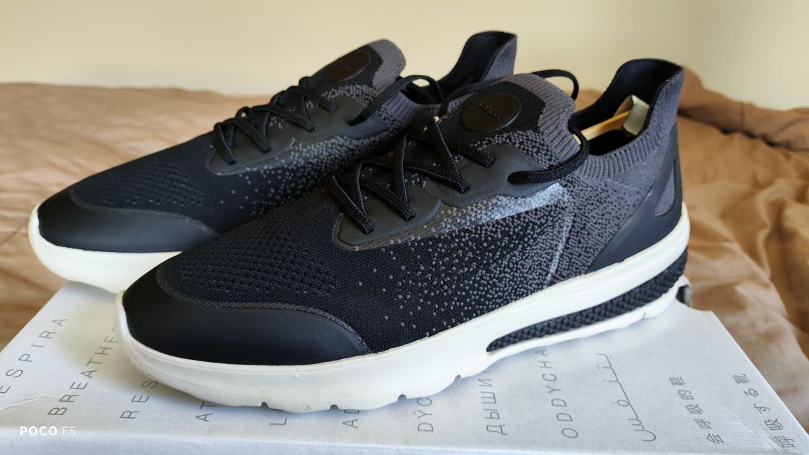 Geox Spherica Actif czarne sneakersy rozm 43