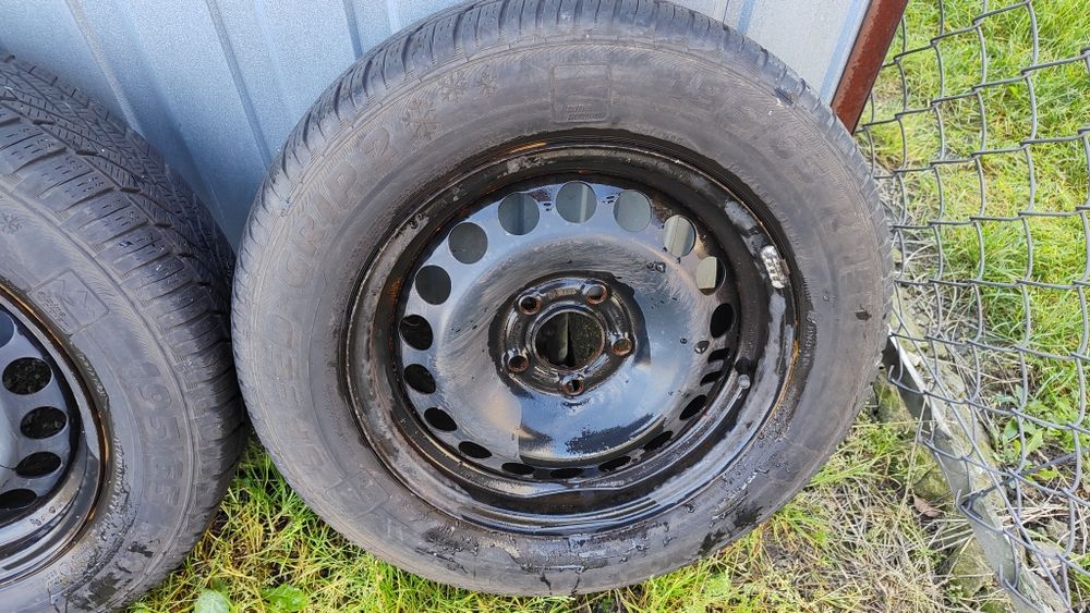 Koła - felgi z oponami zimowymi 15" 5x110 195/65r15 Opel Zafira Astra
