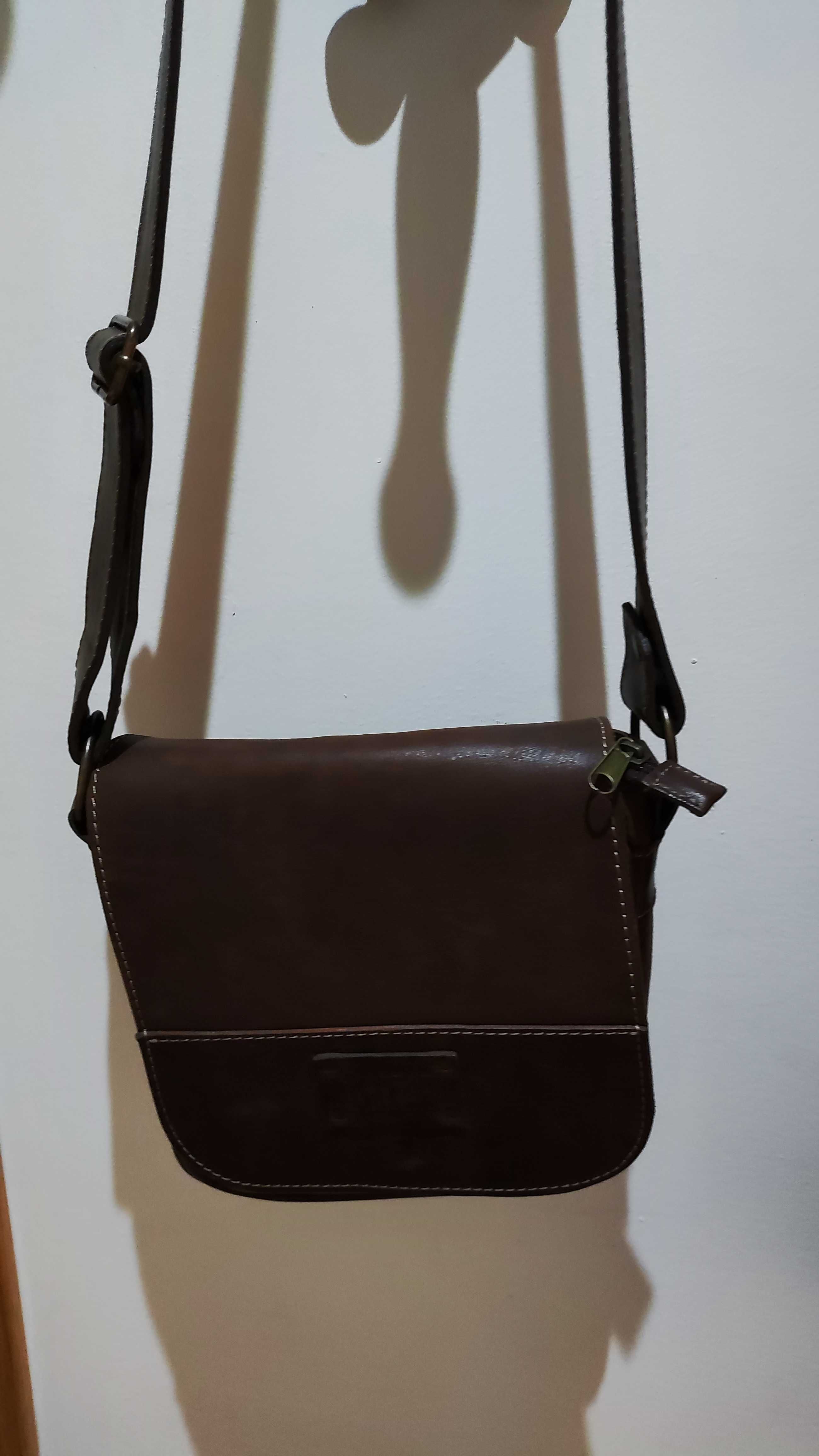 bolsa nova de tiracolo pele homem