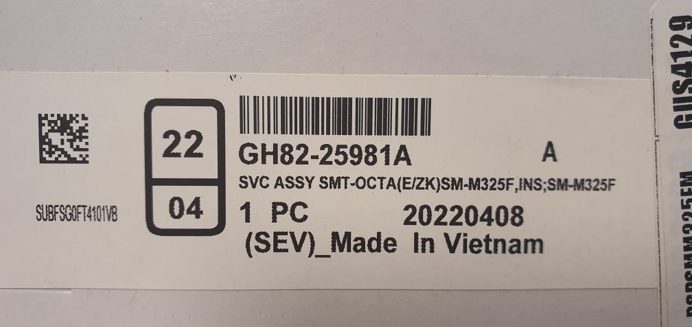 Nowy oryginalny ekran wyświetlacz LCD samsung M32 M325 Wymiana
