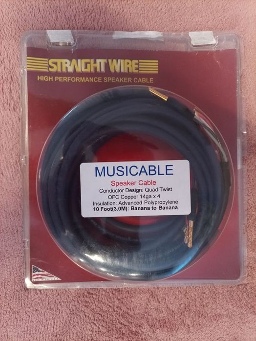 Przewody glośnikowe STRANGHT WIRE Musicale 2x3m kable