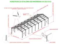 PROMOCJA !!! 8x26!!! Konstrukcja ocynkowana Hala wiata magazyn garaż