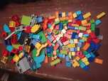 Конструктор Lego, блоки, платформы 175 дет.Lego для малышей + фигурки