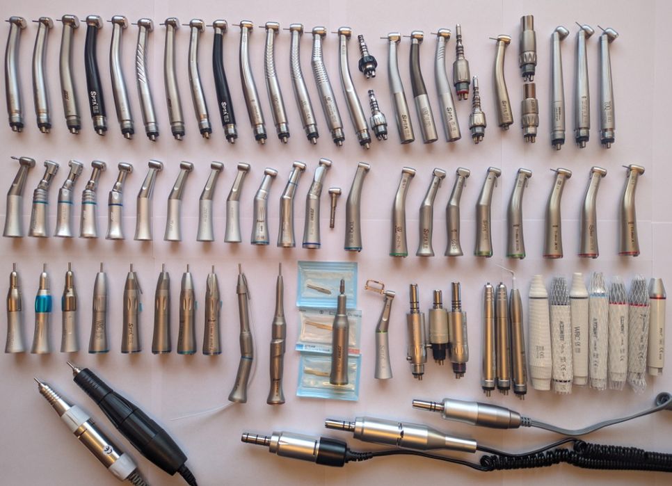 Стоматологічний турбінний наконечник, угловой наконечник, мікромотор