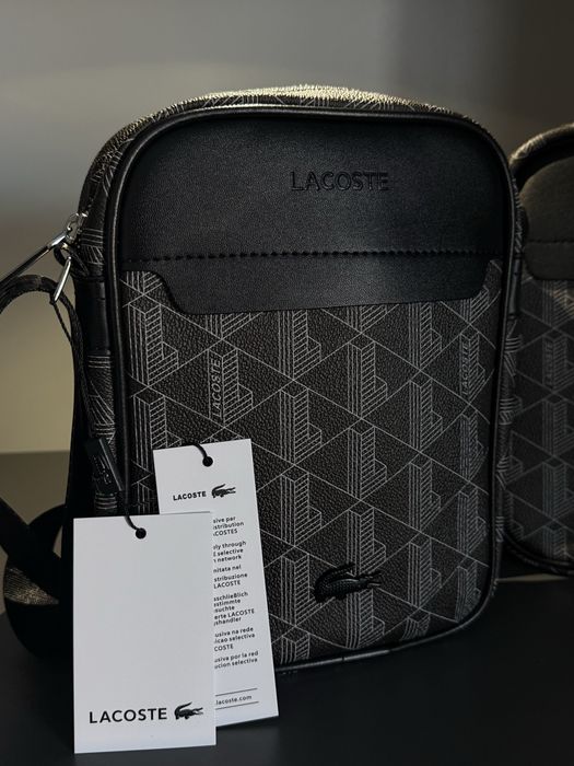 Чоловіча сумка Lacosta, Лакоста, гаманець Лакоста, набір сумка + гамац