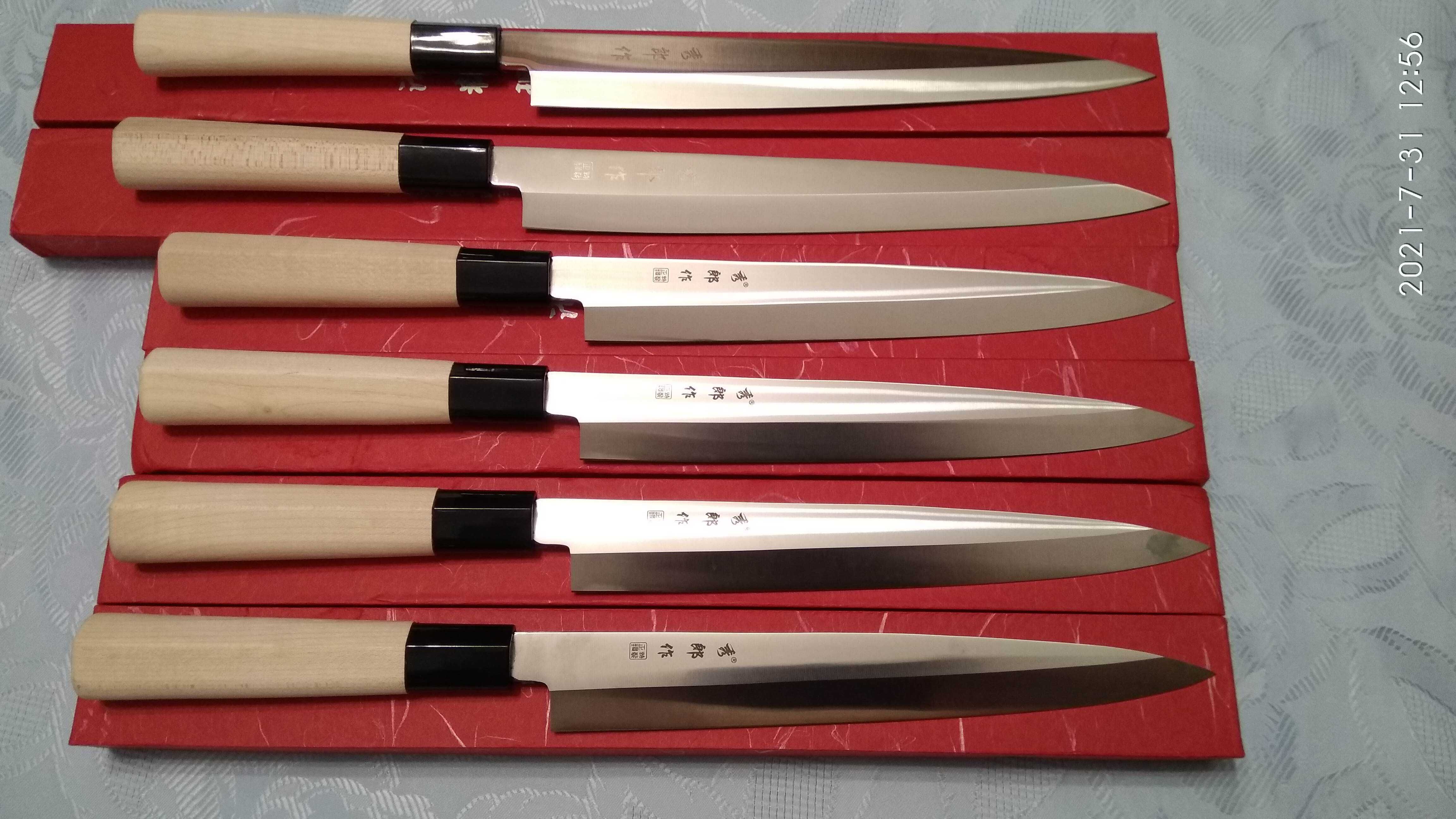 Японський професійний односторонній ніж для суші 24 см