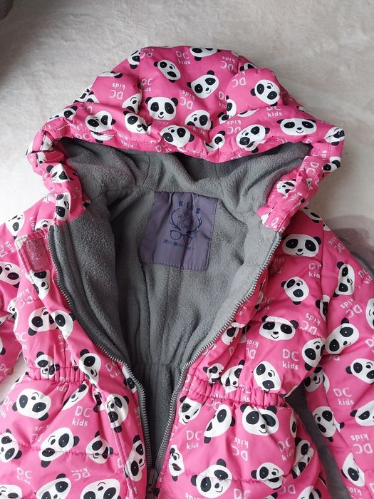 Яскравий теплий комбінезон для дівчинки. Справжній скарб в холодінь!