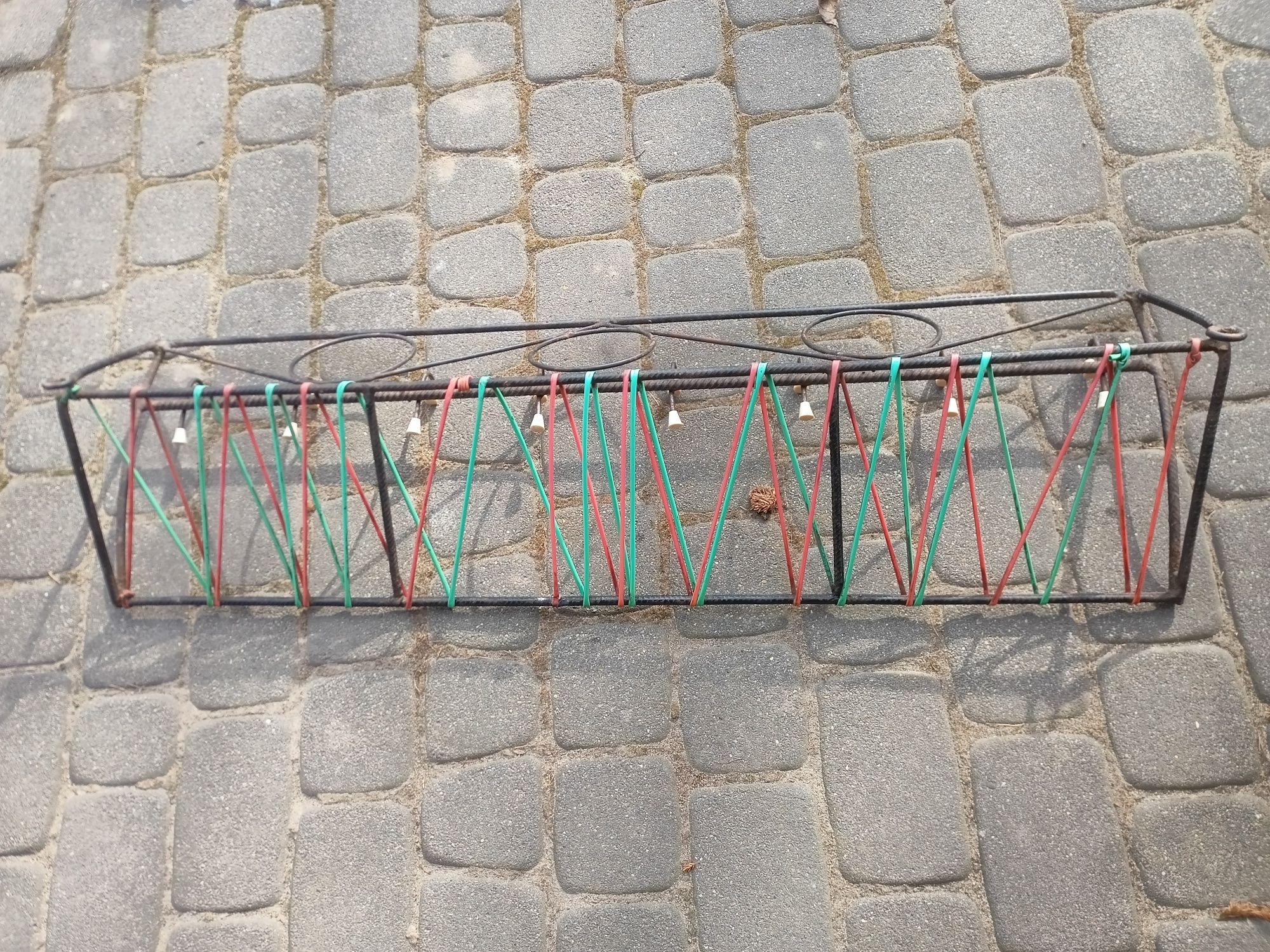 Wieszak metalowy żyłkowy PRL 100 cm