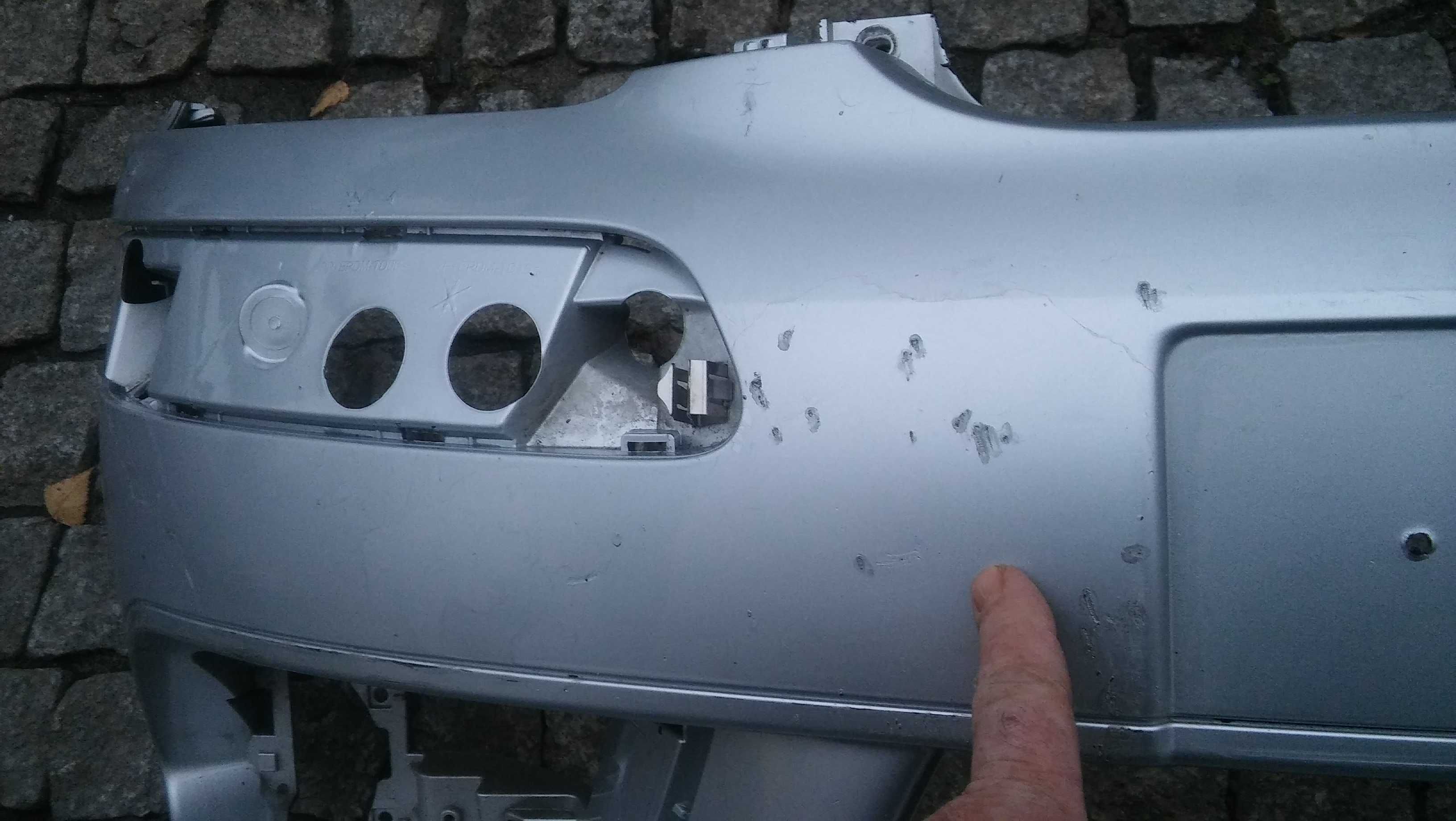 VW Golf 5 Plus,5M0,od 04r,zderzak przód,SREBRNY=LA7W,ślizgi L+P,orygin
