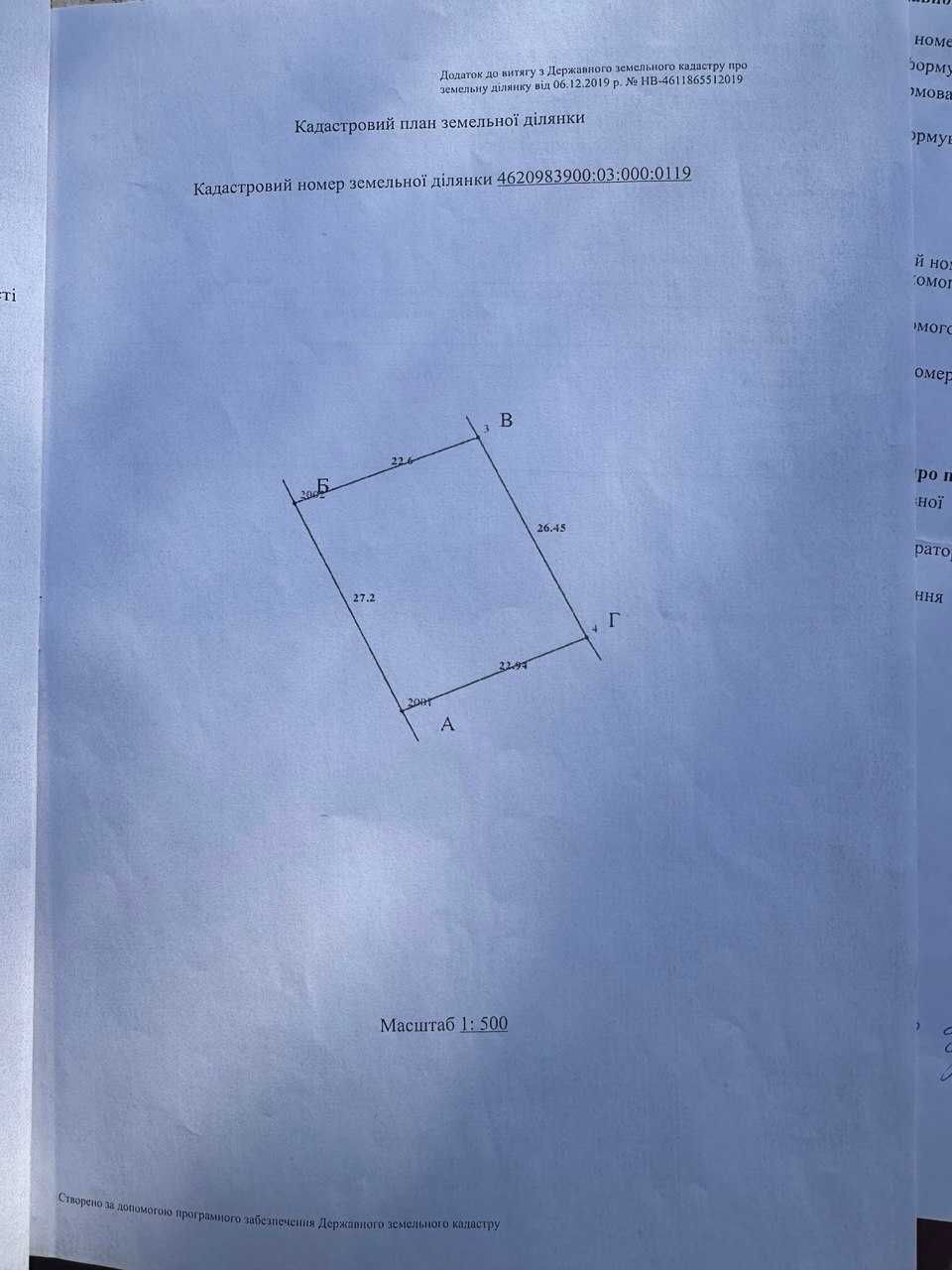 Продаж дачної ділянки с. Велика Калинка, за Оброшино, СТ Вікторія