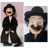 Чарли Чаплин 60см папье-маше кукла марионетка лялька США