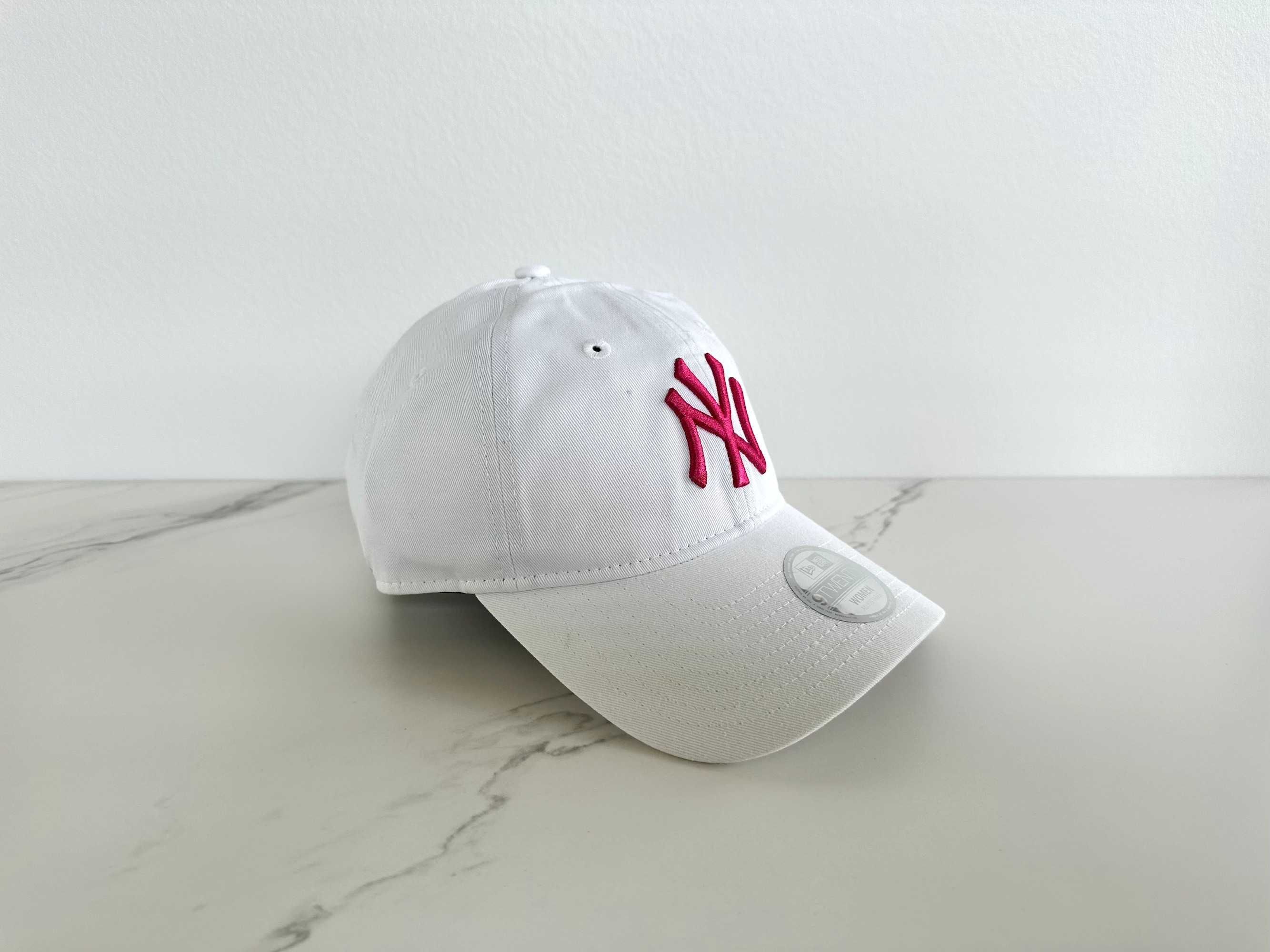 Czapka z daszkiem NEW ERA 9TWENTY 920 NewYork Yankees biały + różowy