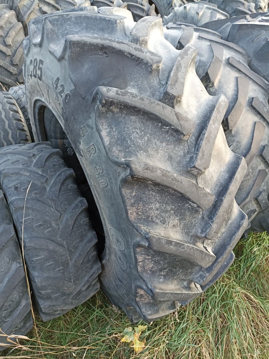 Opona jak nowa Continental AC 85 420/85 R - 30 (16.9) po naprawie