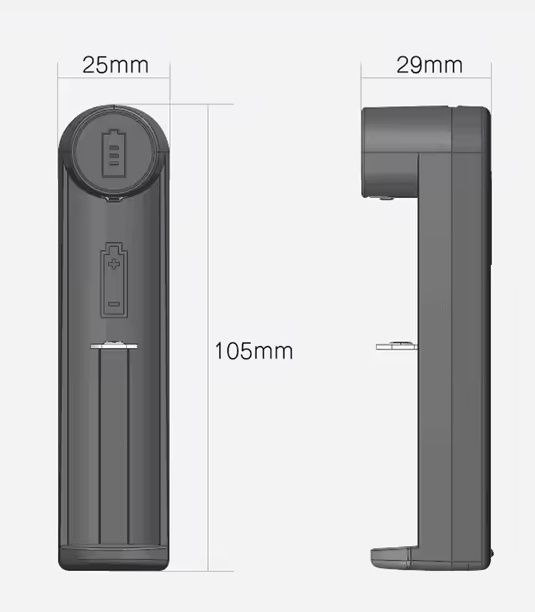 Yonii C1 — бюджетна зарядка від USB для 21700, 26650, 18650 та ін.